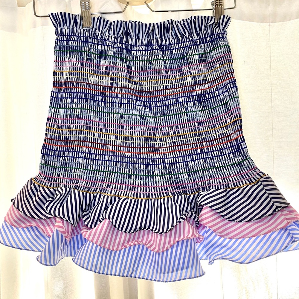 Rainbow Tiered Ruffle Skirt - XS/S